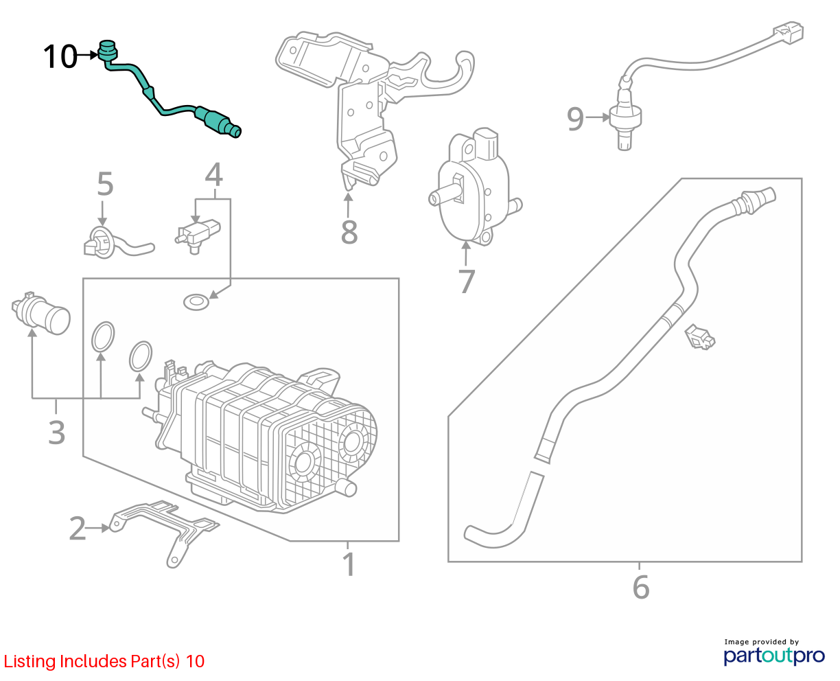 2016 - 2022 Acura ILX 2.4L O2 Sensor Oxygen Set Of 2 OEM