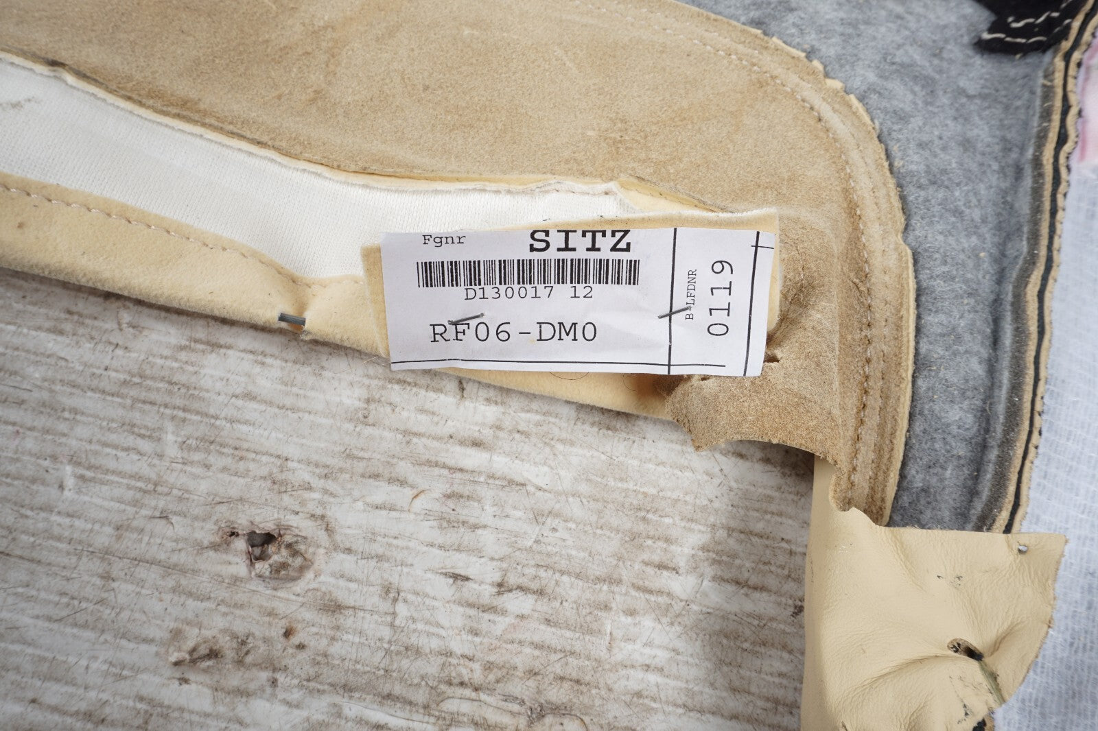 13 - 18 BMW 650i 640i Grand Coupe F06 Rear Seat Cushion Cover  OEM