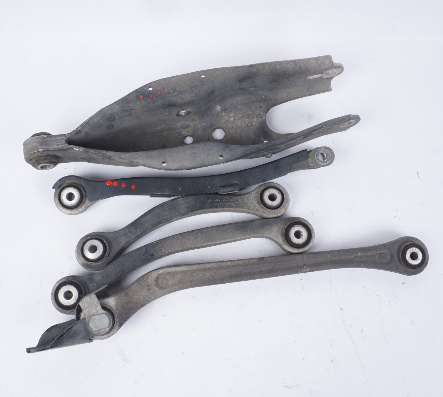 03 - 06 MERCEDES SL500 R230 ROADSTER REAR RIGHT SUSPENSION CONTROL ARMS ARM SET