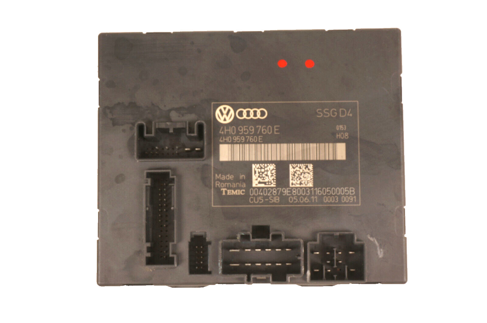 2011 - 2017 AUDI A8 A8L FRONT RIGHT PASSENGER SEAT POWER CONTROL MODULE OEM
