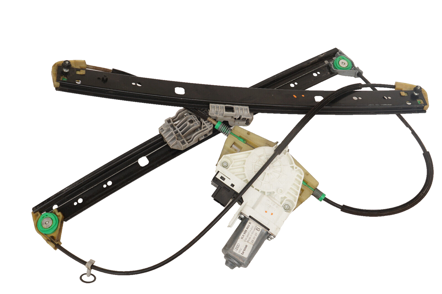2007 - 2009 AUDI Q7 FRONT RIGHT PASSENGER SIDE WINDOW REGULATOR & MOTOR OEM