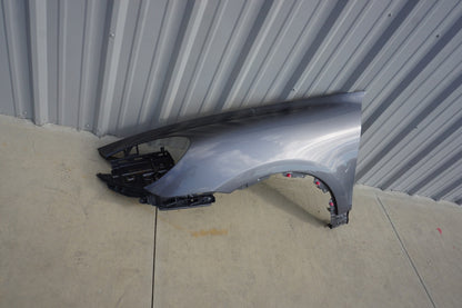 11-14 Porsche Cayenne 958 Turbo Left Driver Side Fender Assembly Gray OEM