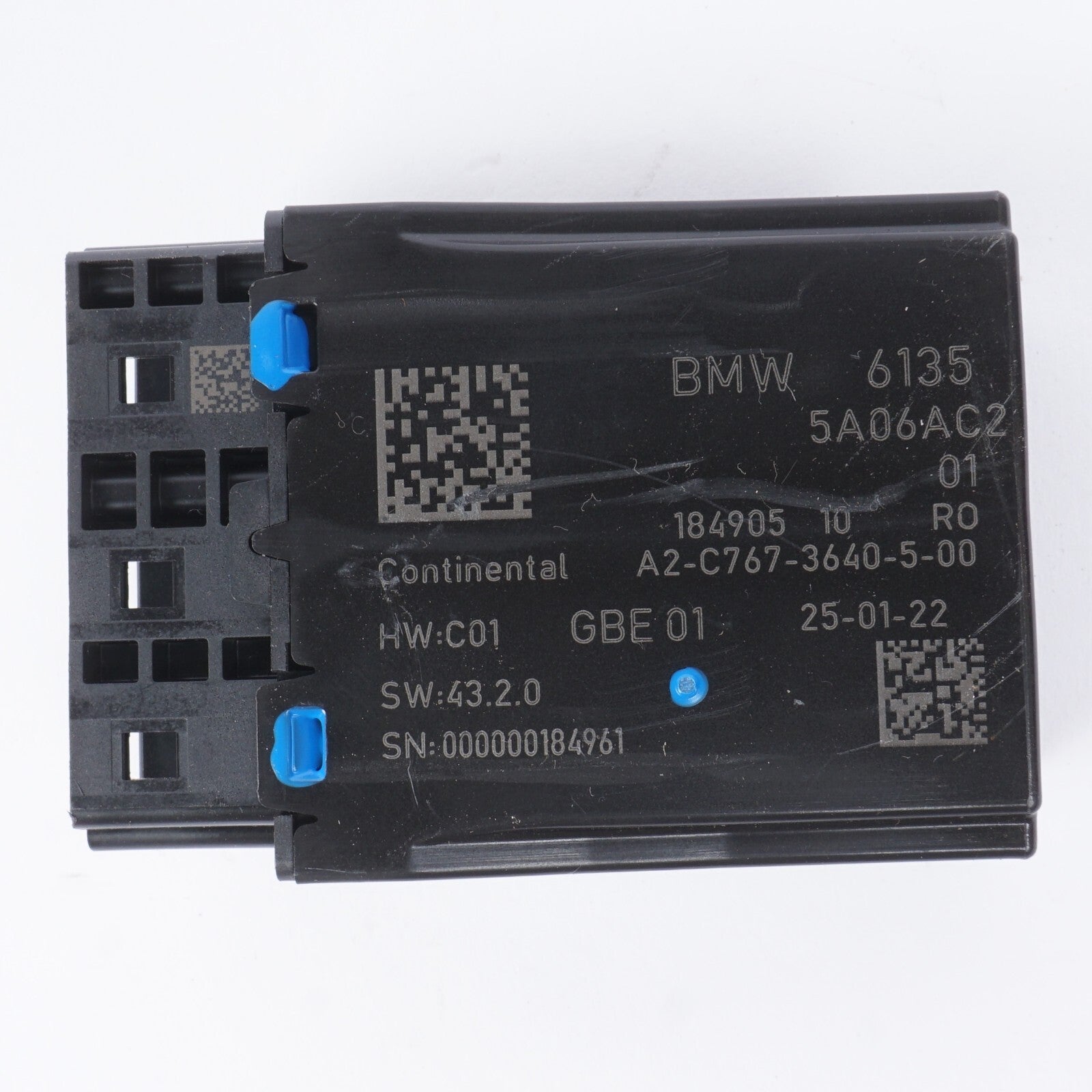 2021 - 2024 BMW 430I G22 Seat Belt Extender Control Module 61355A06AC2  OEM