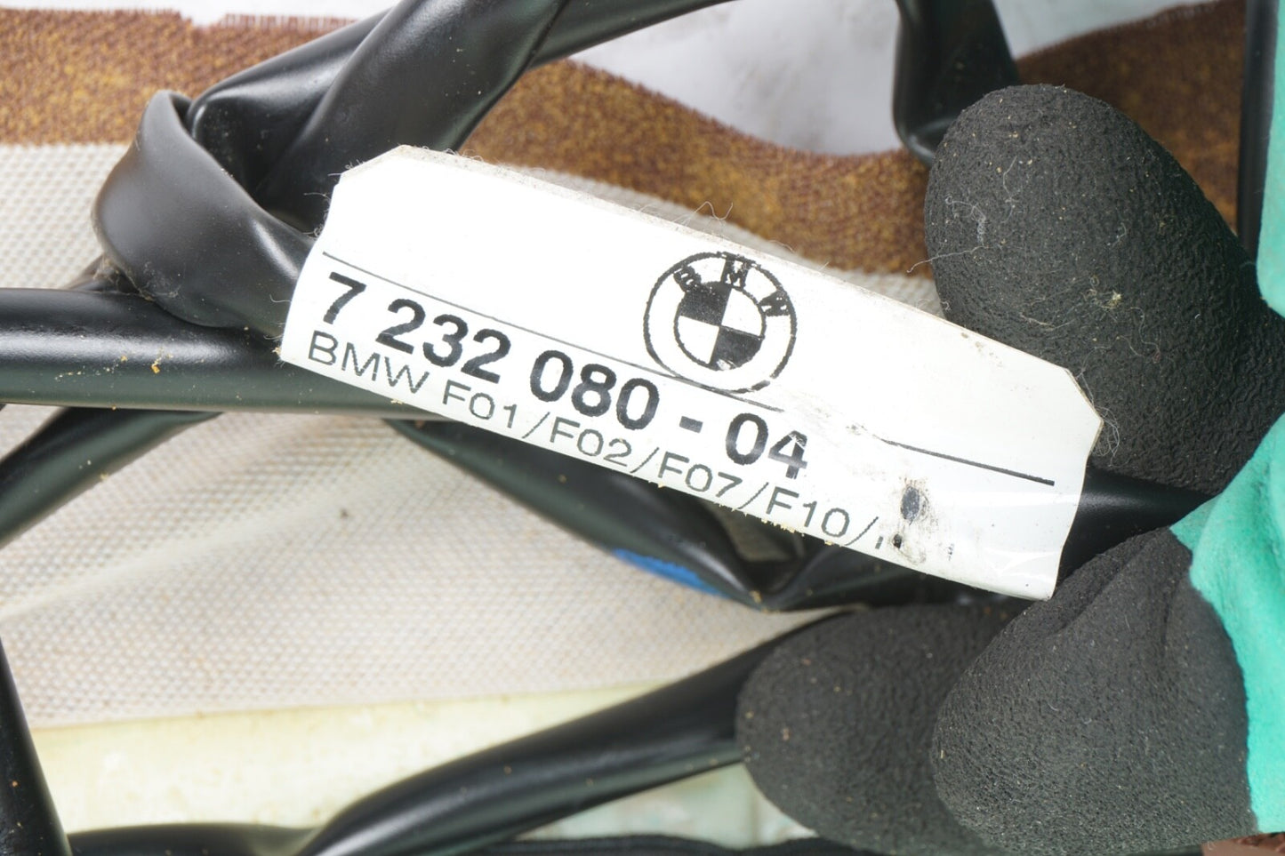 11-16 BMW 528 535i 550i UPPER SEAT CUSHION LEATHER FRONT LEFT DRIVER BACKREST