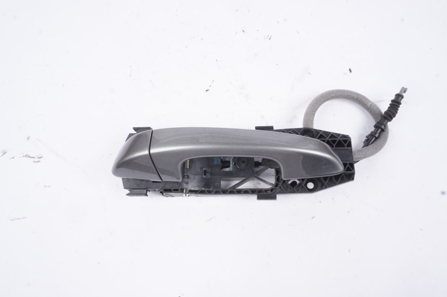 11-18 Porsche Cayenne 958 Rear Left Side Exterior Door Handle OEM GRAY