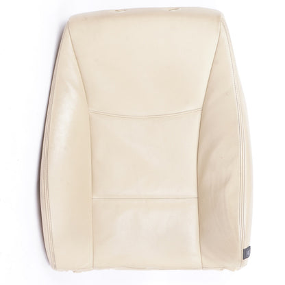 2011 - 2018 BMW X3 X4 - Front LEFT Upper Backrest Seat Cushion Leather Beige