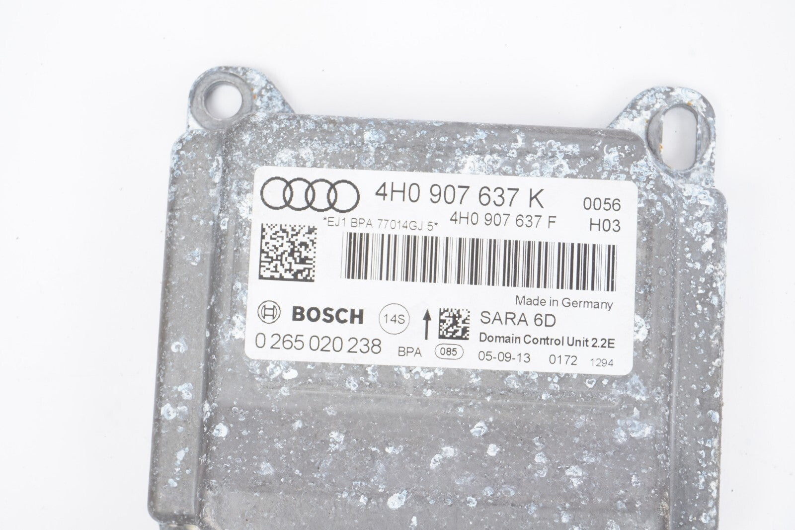 2013 - 2017 Audi A8L A8 Yaw Rate Sensor 4H0907637K OEM