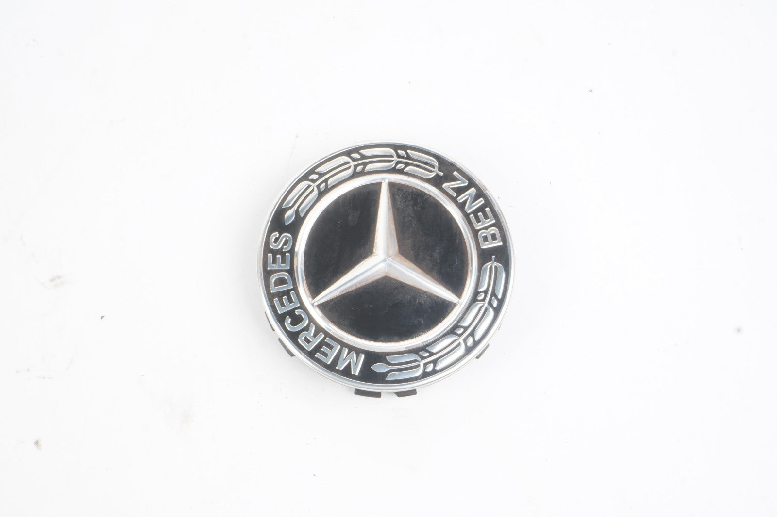 Mercedes Benz Genuine Wheel Center Cap Black OEM