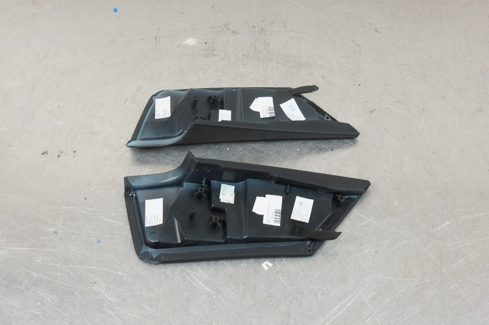 07-09 Mercedes W221 S550 S450 Center Console Trim Panel Cover PAIR Black LH RH
