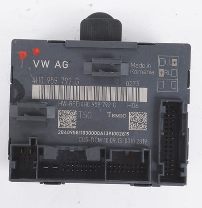12-17 AUDI A8L A8 Door Control Module Computer Front Right Passenger Side OEM