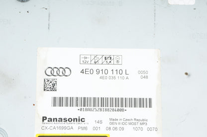 2005-09 Audi A6 A8 S6 6 Disc CD Changer Audio Receiver Remote Unit 4E0910110C