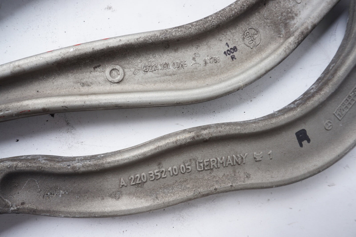 07-14 Mercedes W221 S550 CL600 S63 AMG Rear Right Side Control Arm Set of 4 OEM