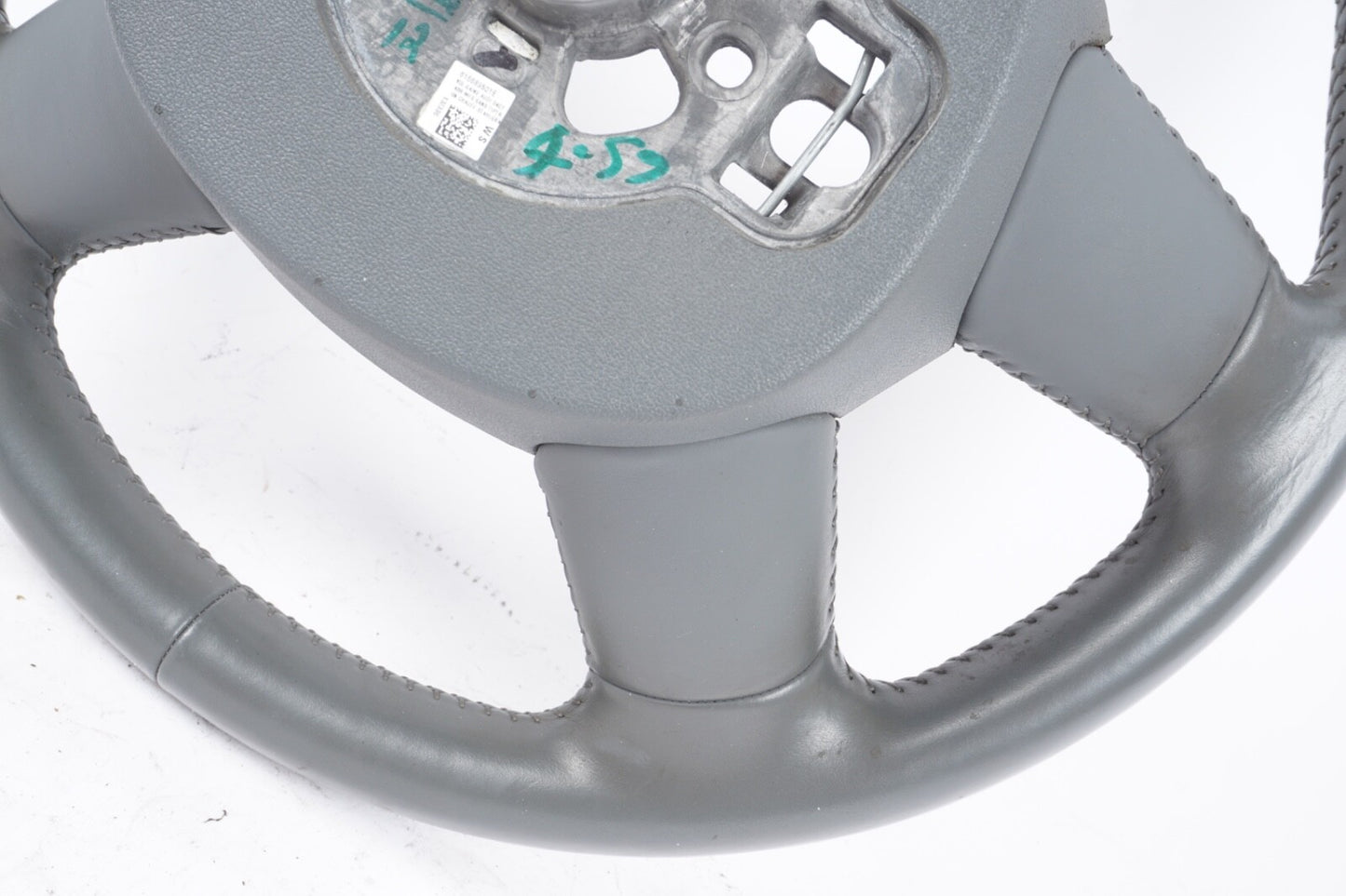 2012-2015 AUDI A6 A7 - 4 SPOKE STEERING WHEEL GRAY OEM