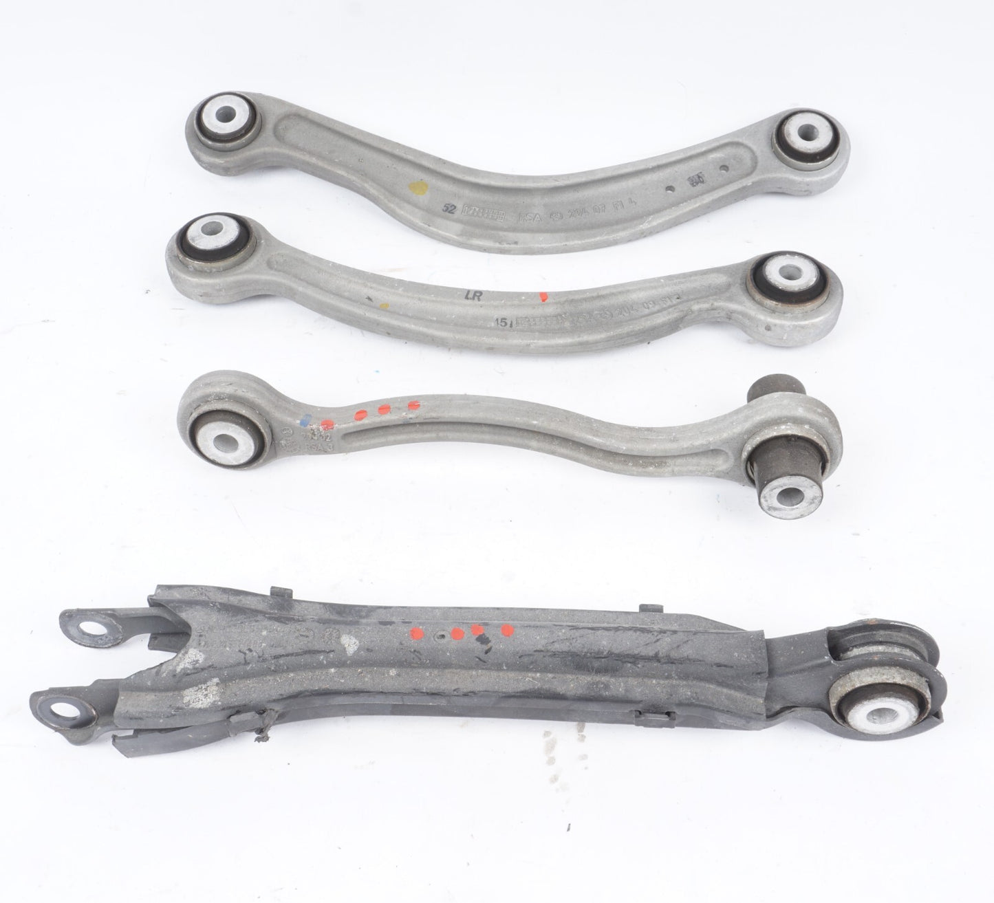 11-17 Mercedes E350 RWD Rear Right Passenger Side Control Arm SET of 4 OEM