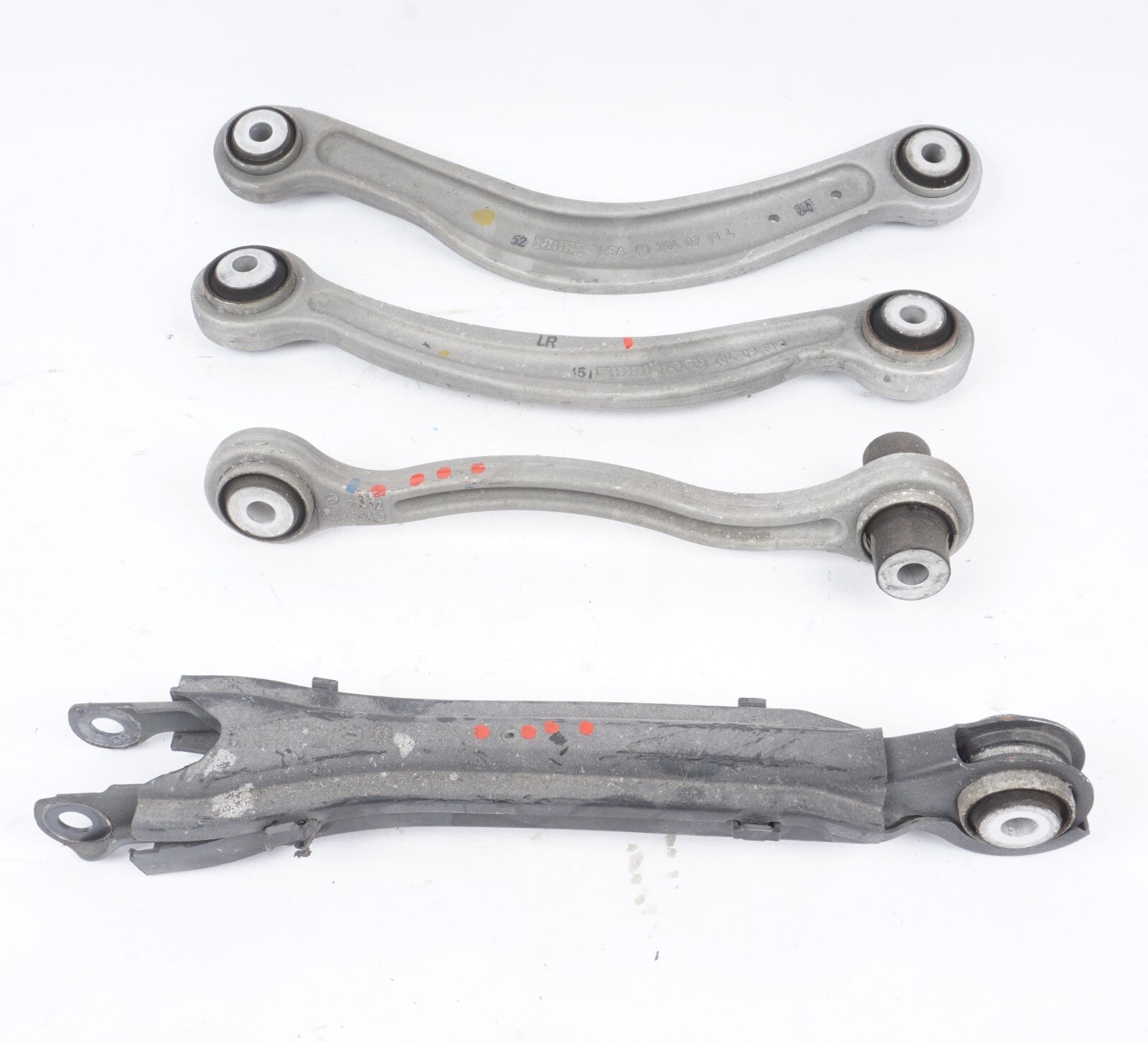 11-17 Mercedes E350 RWD Rear Right Passenger Side Control Arm SET of 4 OEM