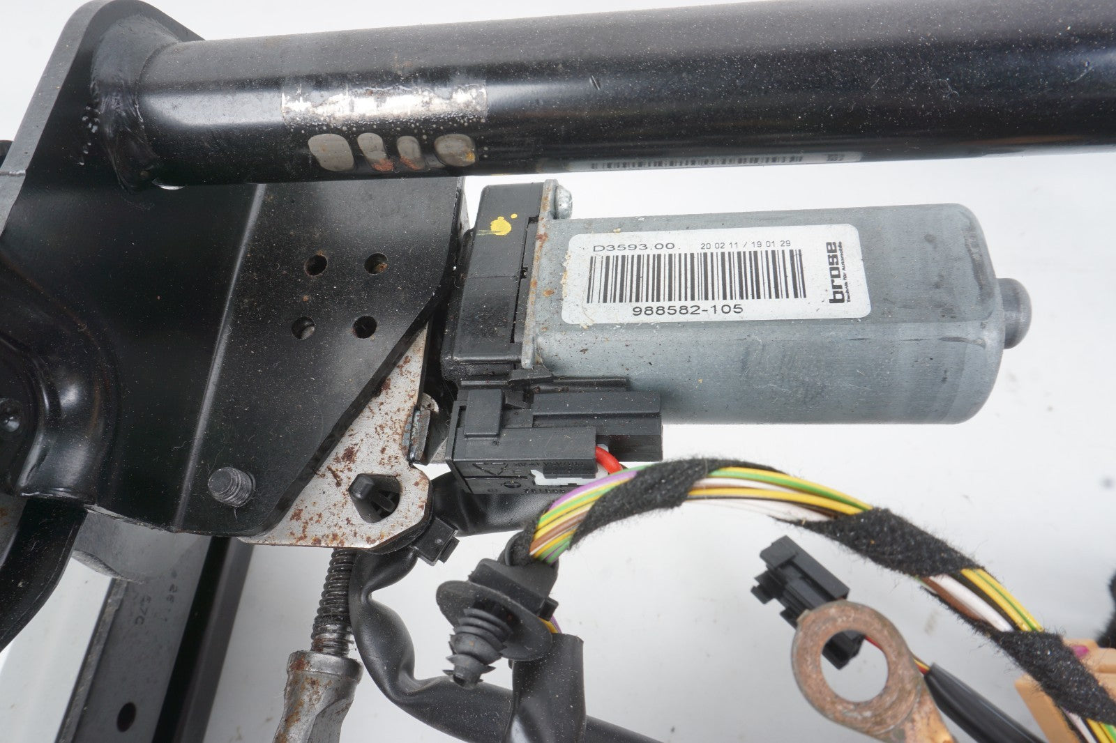 2011-2017 Audi A8 Front Left Driver Seat Track Rail & Motors OEM