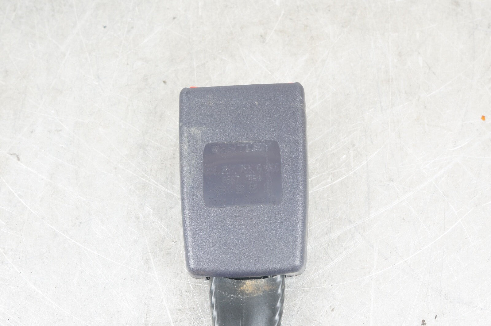 11-20 BENTLEY MULSANNE FRONT LEFT SEAT BELT BUCKLE BLUE COLOR