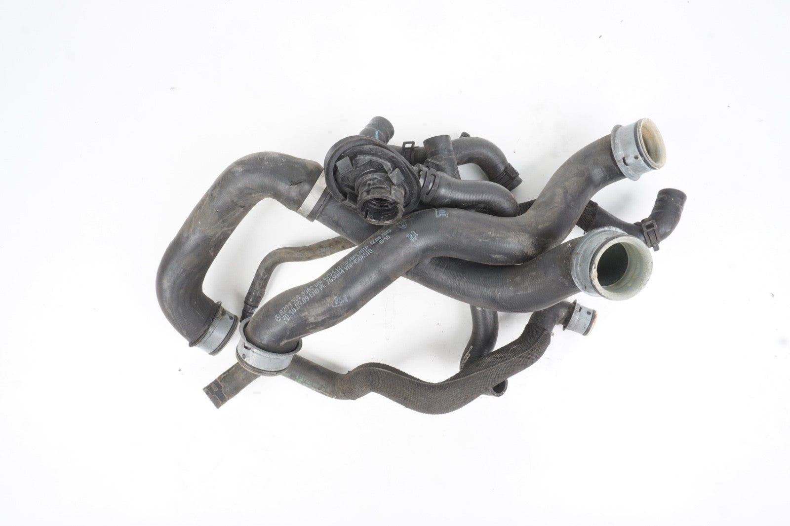 2014 Mercedes W207 E350 Radiator Cooling Hose Pipe Set