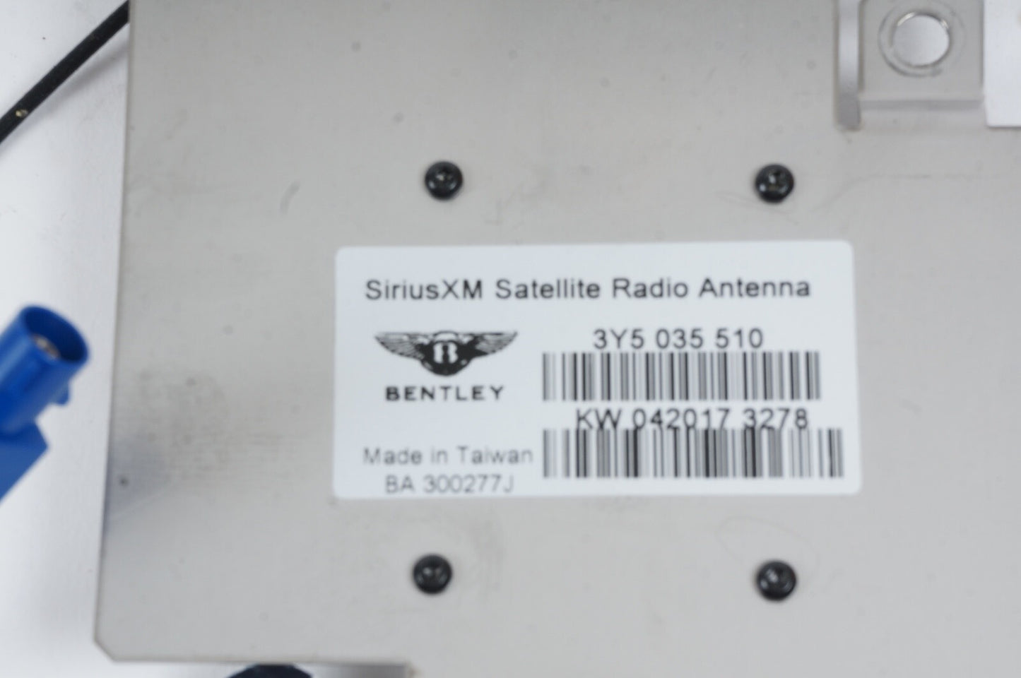 2010-2020 Bentley Mulsanne Satellite Radio Antenna Sirius OEM 3Y5035507