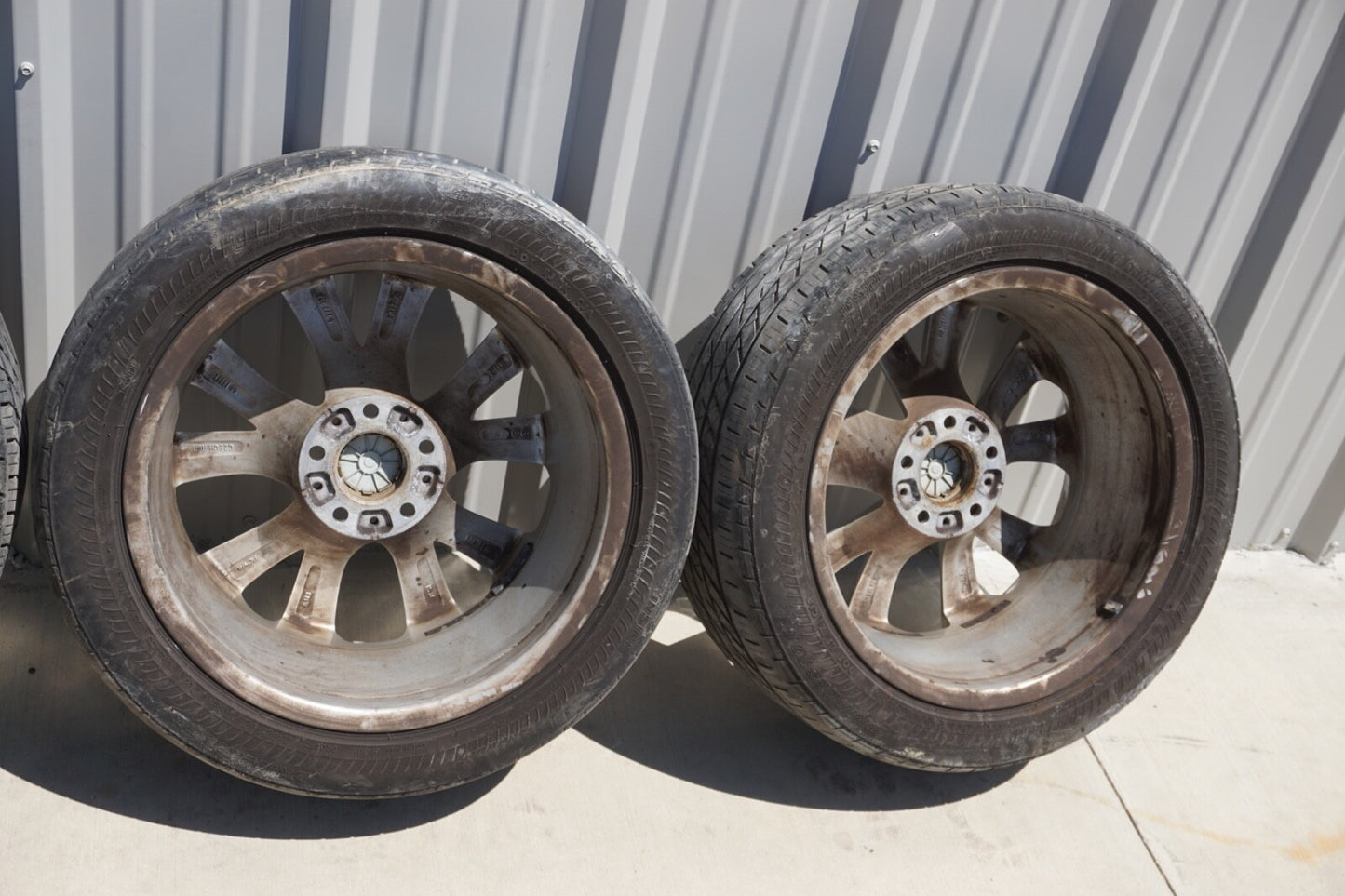 06-10 BMW 650i Wheels Wheel 18x8 Alloy 5 Double V Spoke Fits 599166 Set of 4