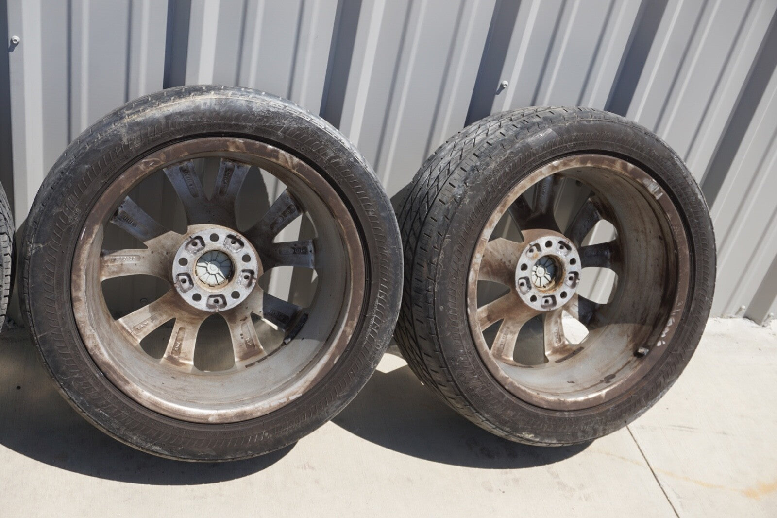 06-10 BMW 650i Wheels Wheel 18x8 Alloy 5 Double V Spoke Fits 599166 Set of 4