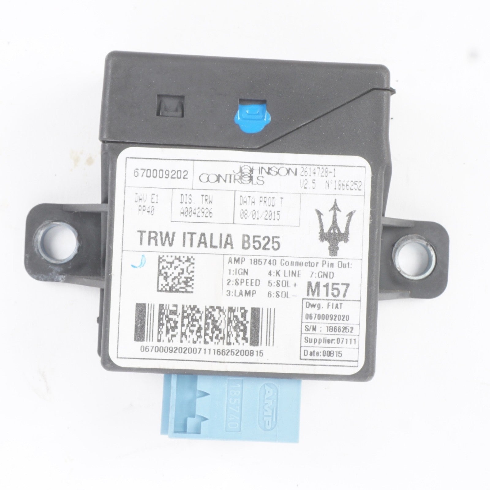 2014 - 2017 Maserati Ghibli Power Steering Control Module Unit OEM
