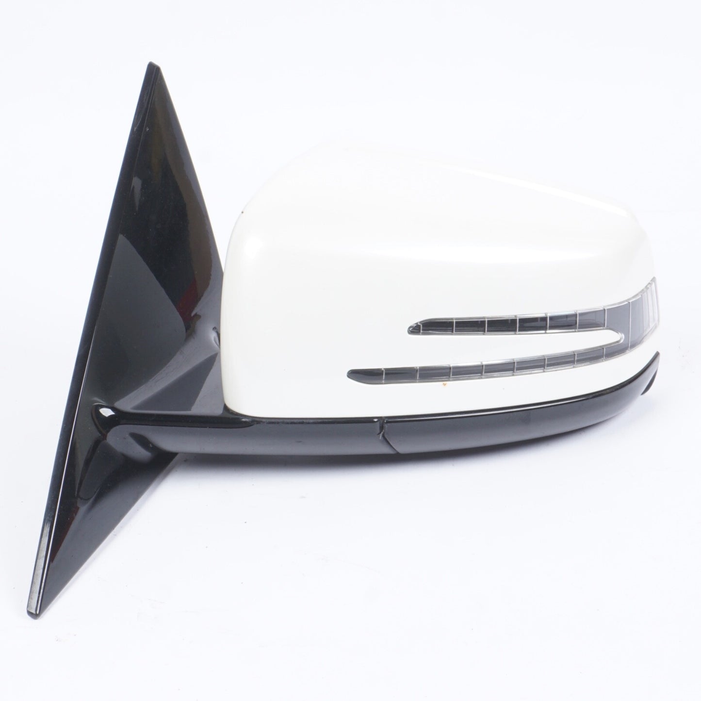 10-17 Mercedes E350 W207 Coupe Left Driver Side View Power Door Mirror White Oem