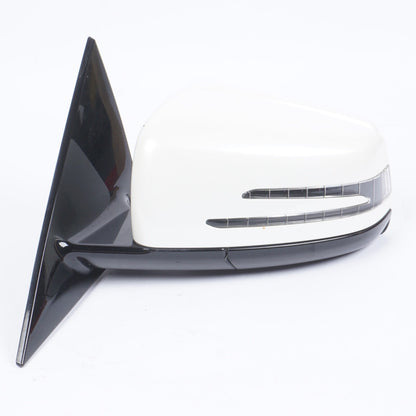 10-17 Mercedes E350 W207 Coupe Left Driver Side View Power Door Mirror White Oem