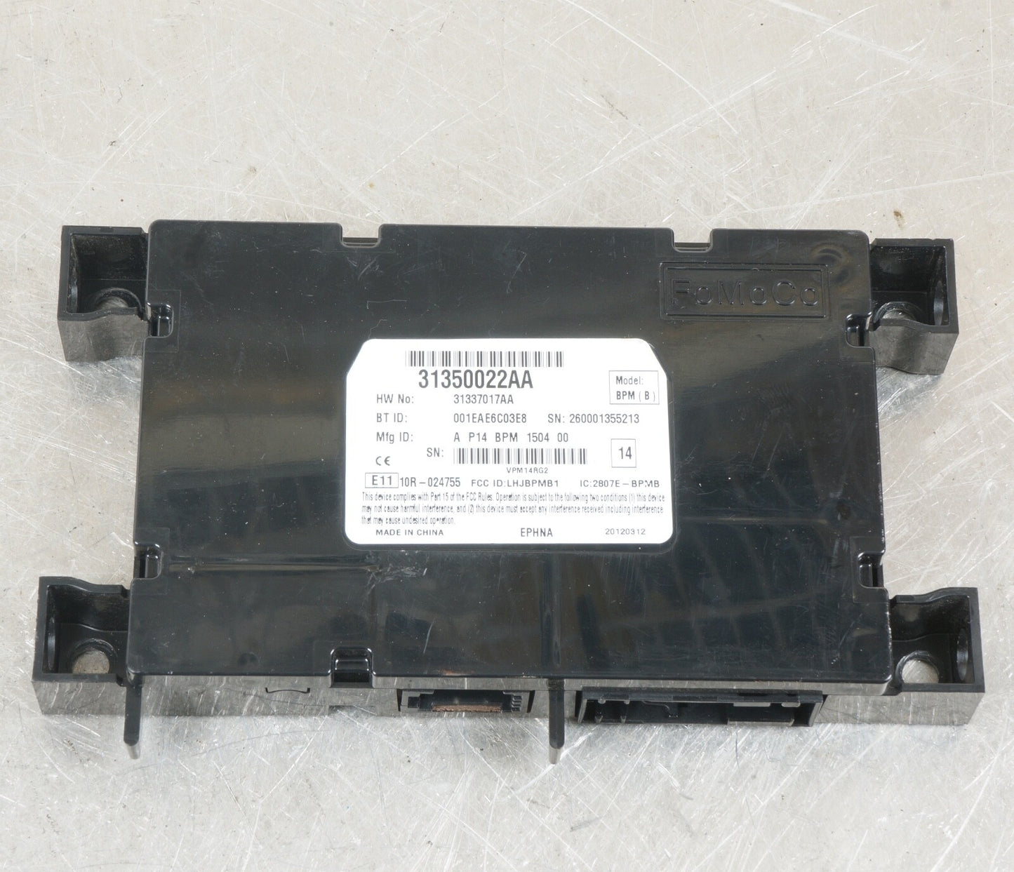 11 12 13 Volvo C70 Telephone Control Module 31350022AA