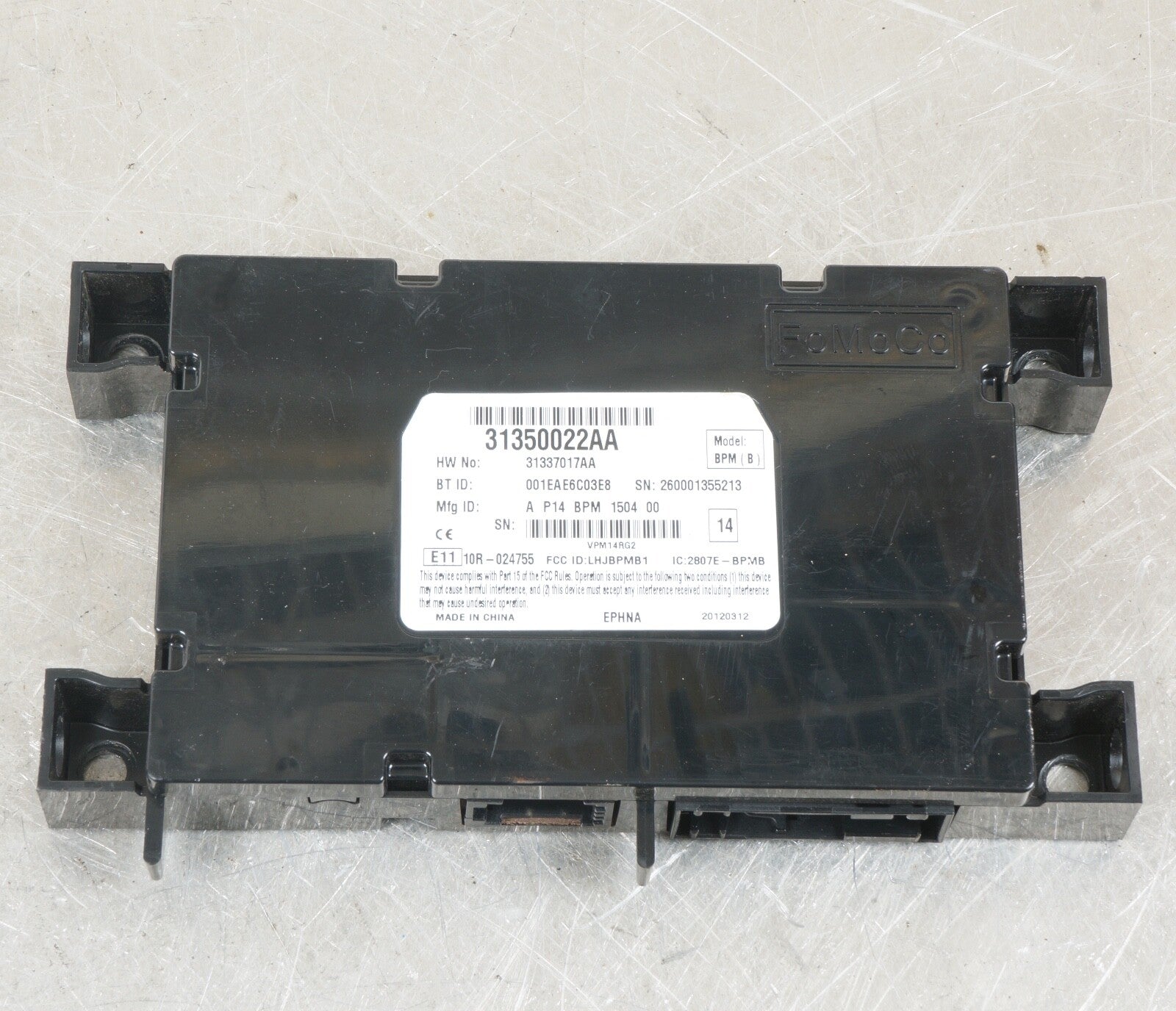 11 12 13 Volvo C70 Telephone Control Module 31350022AA