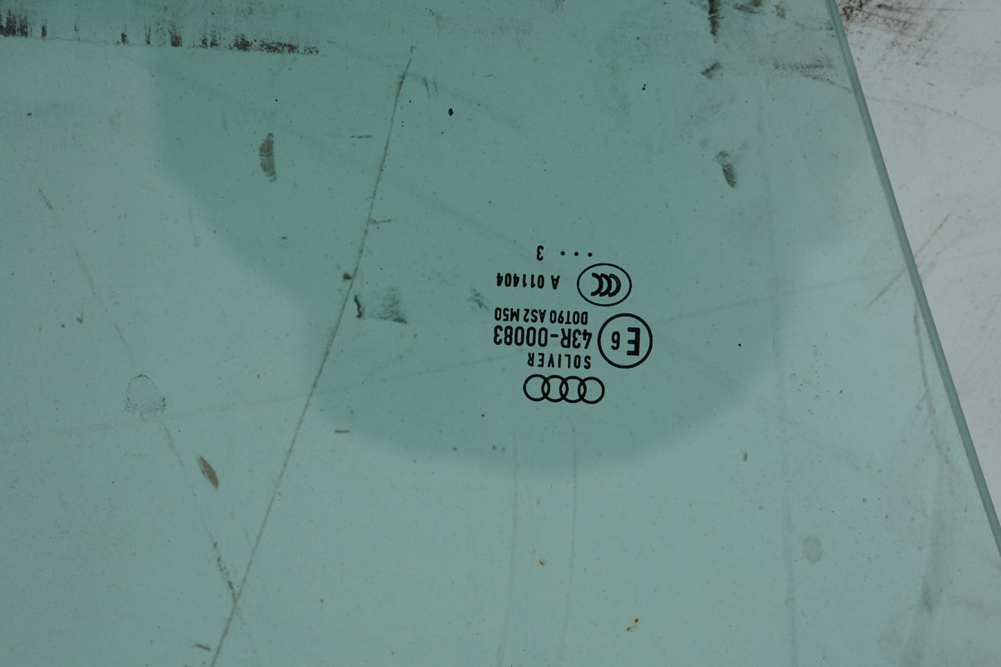 12 13 14 15 16 17 AUDI A7 FRONT RIGHT PASSENGER SIDE DOOR WINDOW GLASS OEM