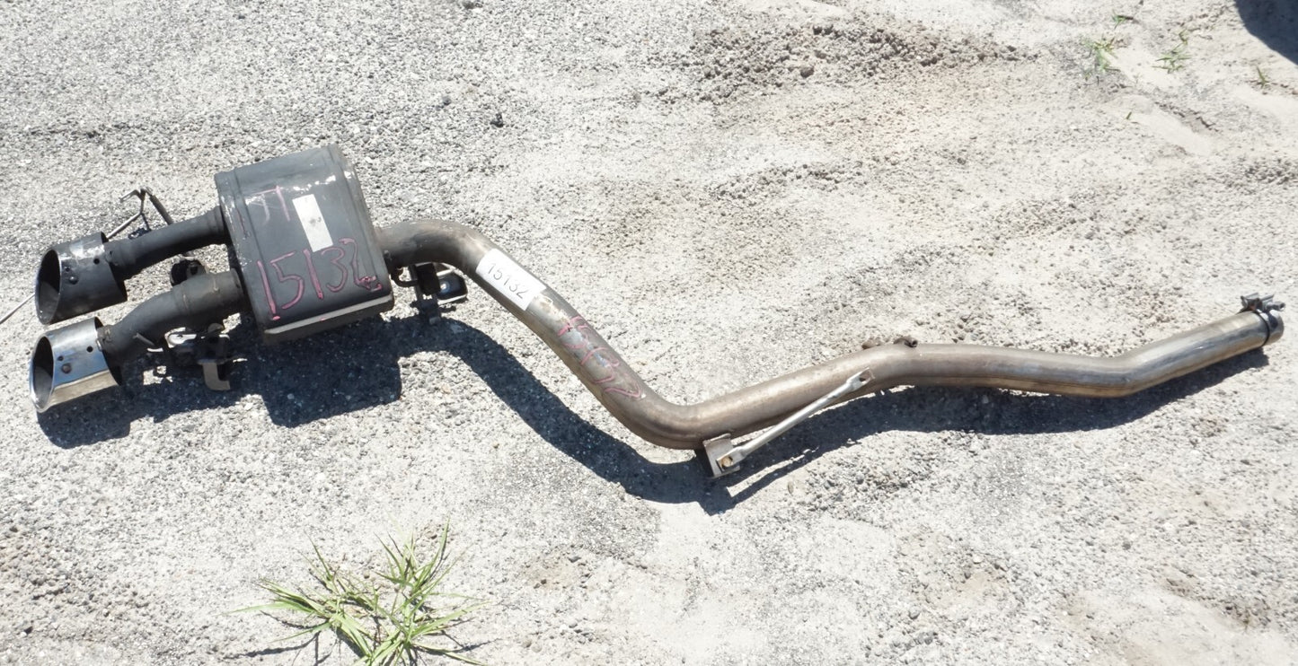 14-17 MASERATI QUATTROPORTE 3.0L EXHAUST PIPE & MUFFLER RIGHT PASSENGER SIDE OEM