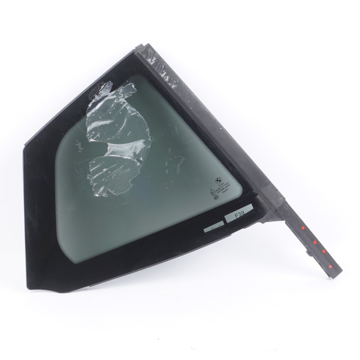 2018 - 2023 BMW X2 F39 RIGHT REAR DOOR FIXED WINDOW GLASS OEM