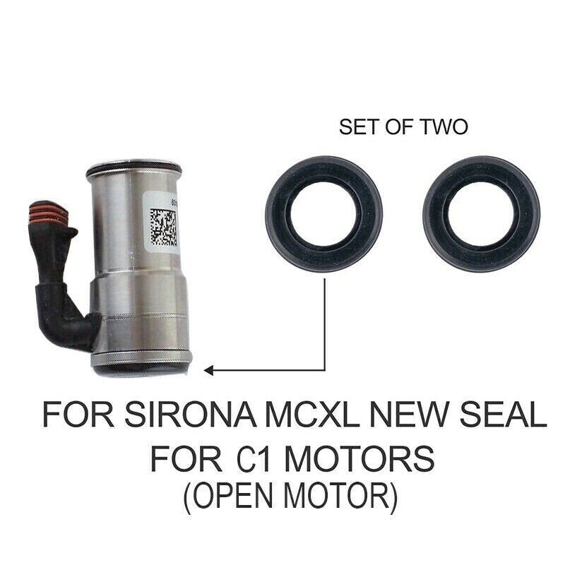 FOR SIRONA CEREC CADCAM MCXL MC XL MCX SPINDLE MOTOR C1 NEW SEAL - SET OF 2