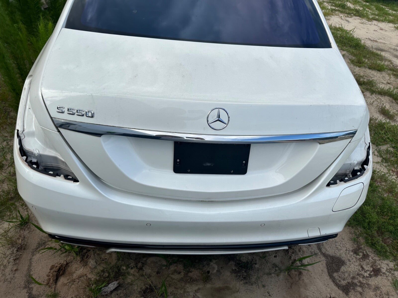2014 - 2020 MERCEDES S500 S550 S63 TRUNK LID SHELL WHITE