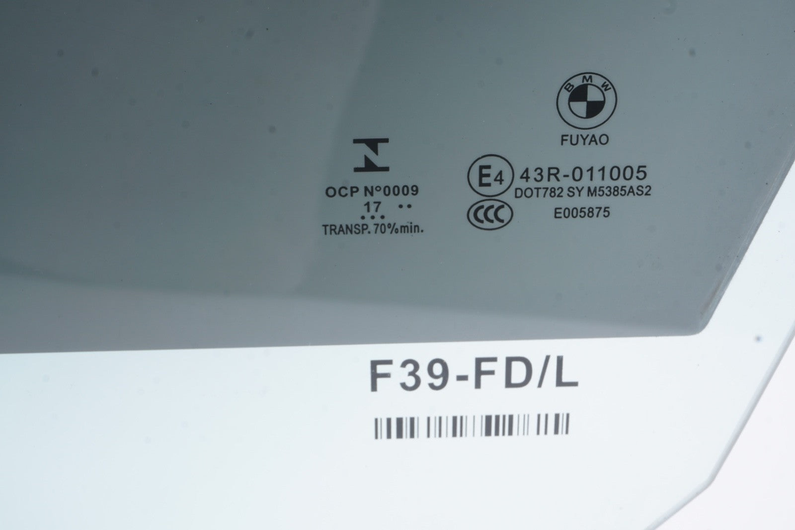 2018 - 2022 BMW X2 Driver Left Side Front Door Window Glass
