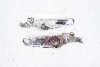 MERCEDES  W111   220SE  250SE  W112  COUPE , SEAT CHROME SIDE ADJUSTER PAD PAIR 