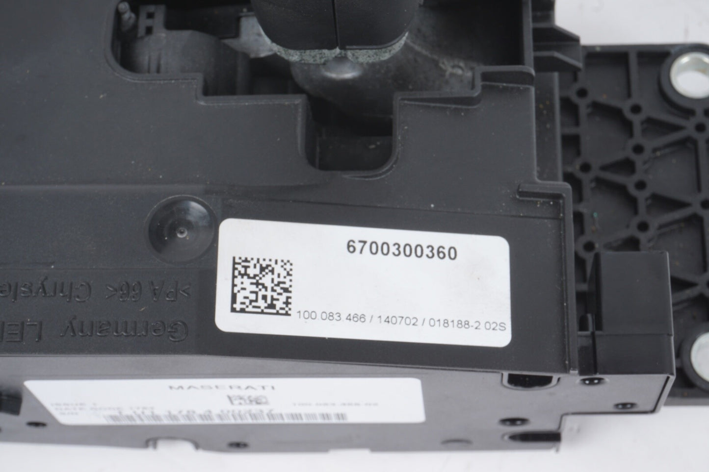 2014-2020 MASERATI QUATTROPORTE TRANSMISSION GEAR SHIFTER SELECTOR OEM