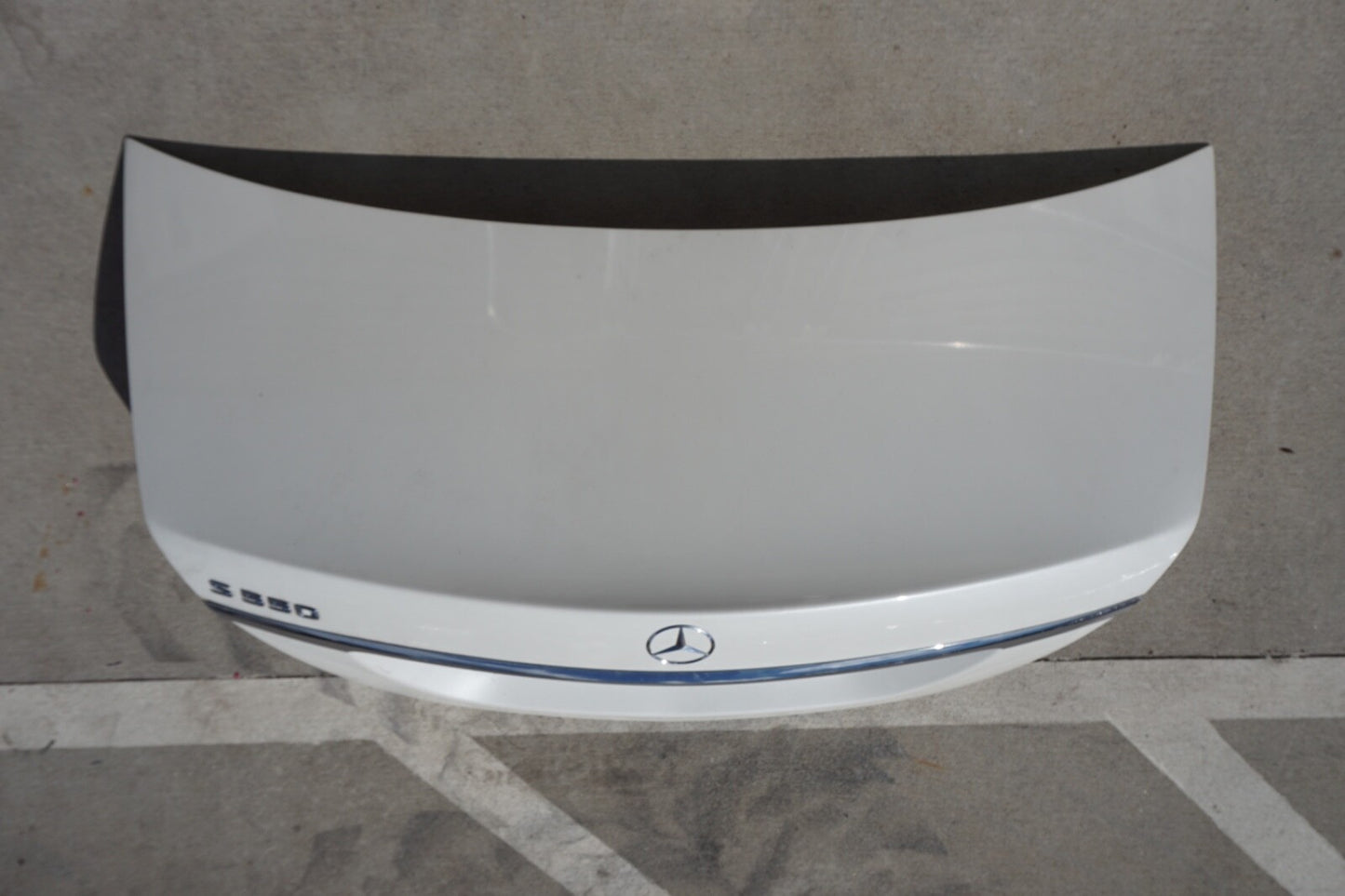 2014-2020 MERCEDES W222 S550 S560 S600 WHITE TRUNK LID  REAR TAILGATE TRUNK LID