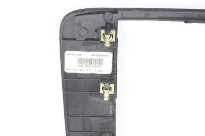 07-13 Chevy Yukon Tahoe Suburban Radio & A/C Control Trim Bezel Woodgrain  OEM