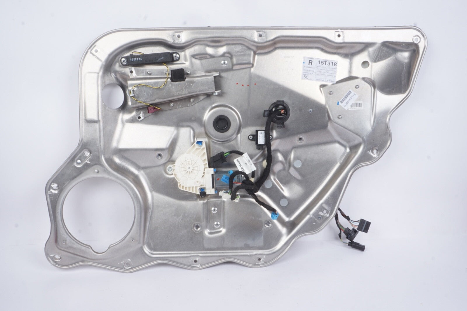2007-2013 MERCEDES S550 W221 REAR PASSENGER DOOR WINDOW REGULATOR & CARRIER OEM