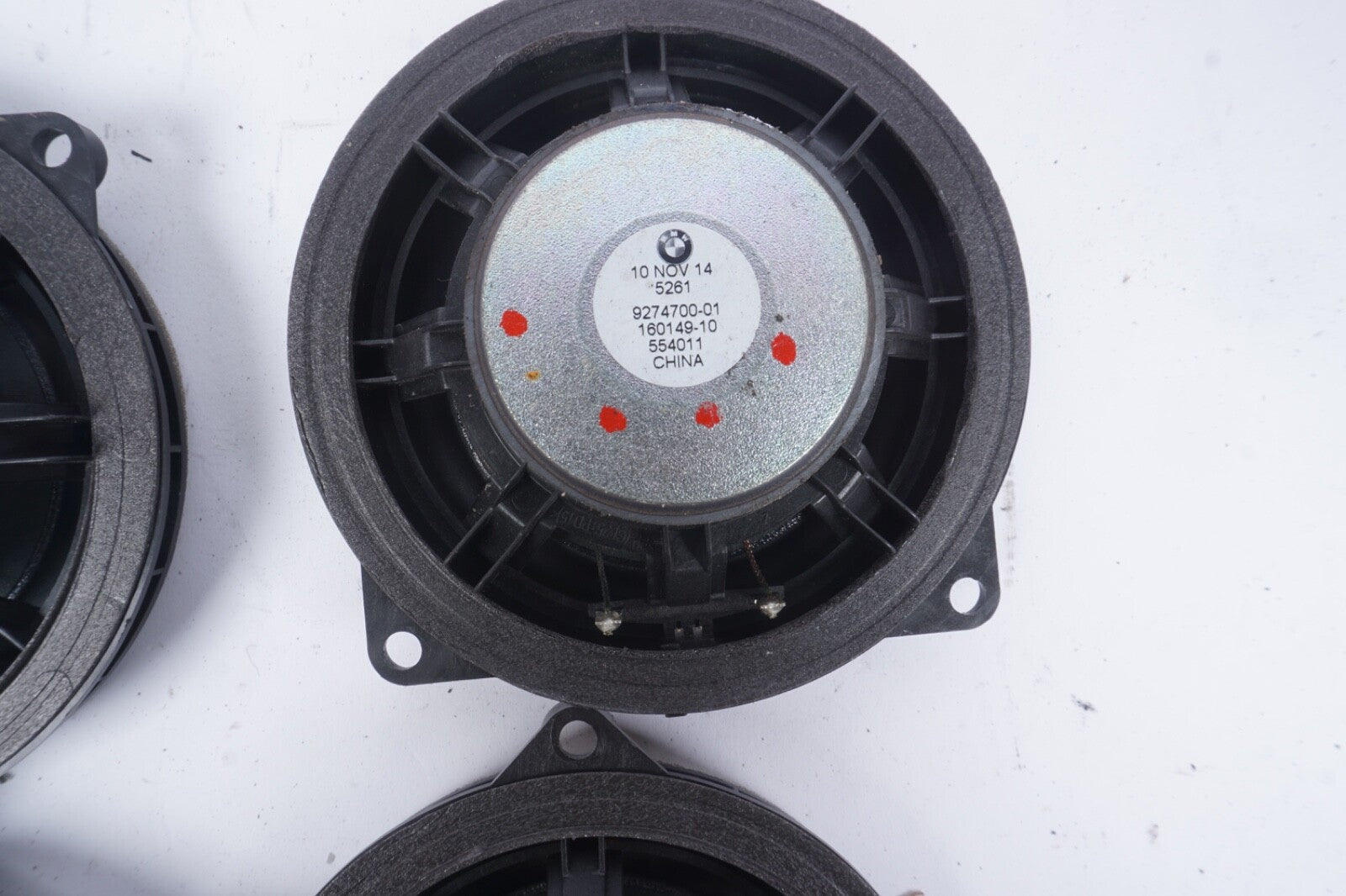 2014-2019 Mini Cooper Speaker 9274700 OEM SET OF 4