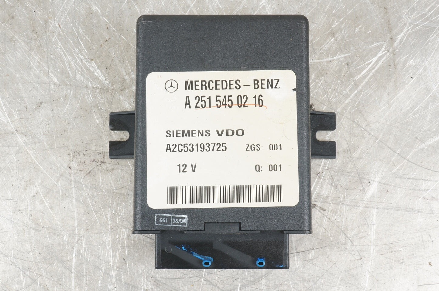 06-13 Mercedes W251 R350 E350 Rear Air Suspension Control Module 2515450216 OEM