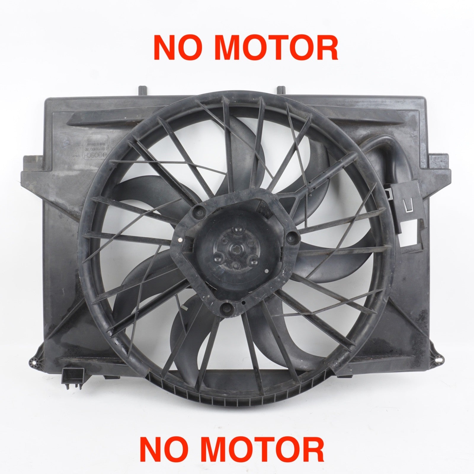 03-12 Mercedes R230 SL500 SL550 Engine Cooling Radiator Fan SHROUD ONLY OEM