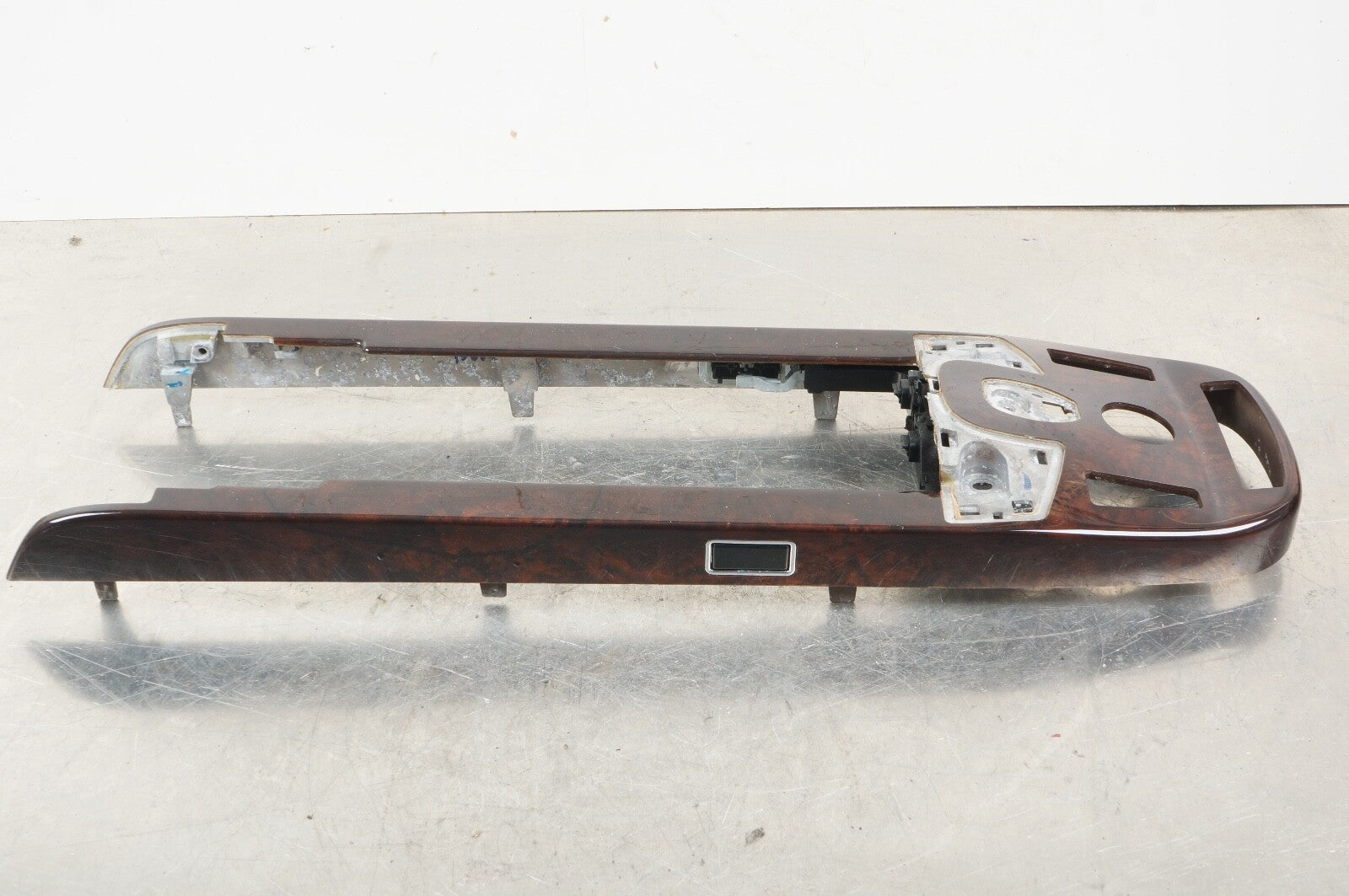 07-09 Mercedes W221 S450 S550 AMG Center Console Trim Bezel Wood 2216800234 OEM