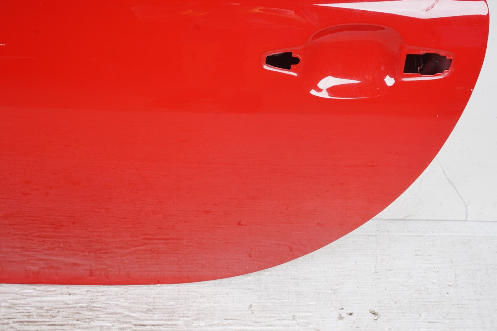02-10 Lexus SC430 Front Left Driver Side Door Shell Panel Oem RED