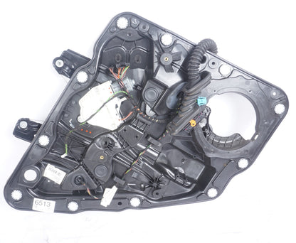 2011 - 2018 PORSCHE CAYENNE REAR LEFT DOOR WINDOW REGULATOR W/ CARRIER OEM