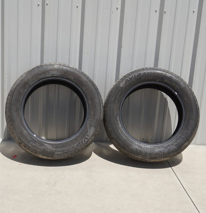 PAIR Used-235/60 R18 Yokohama Avid Ascend LX 103 H 8/32 DOT 4421