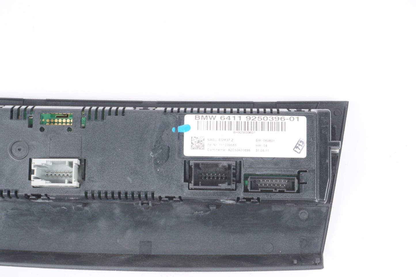 07-13 OEM BMW E92 E93 Coupe AC A/C Climate Control Switch Panel Black
