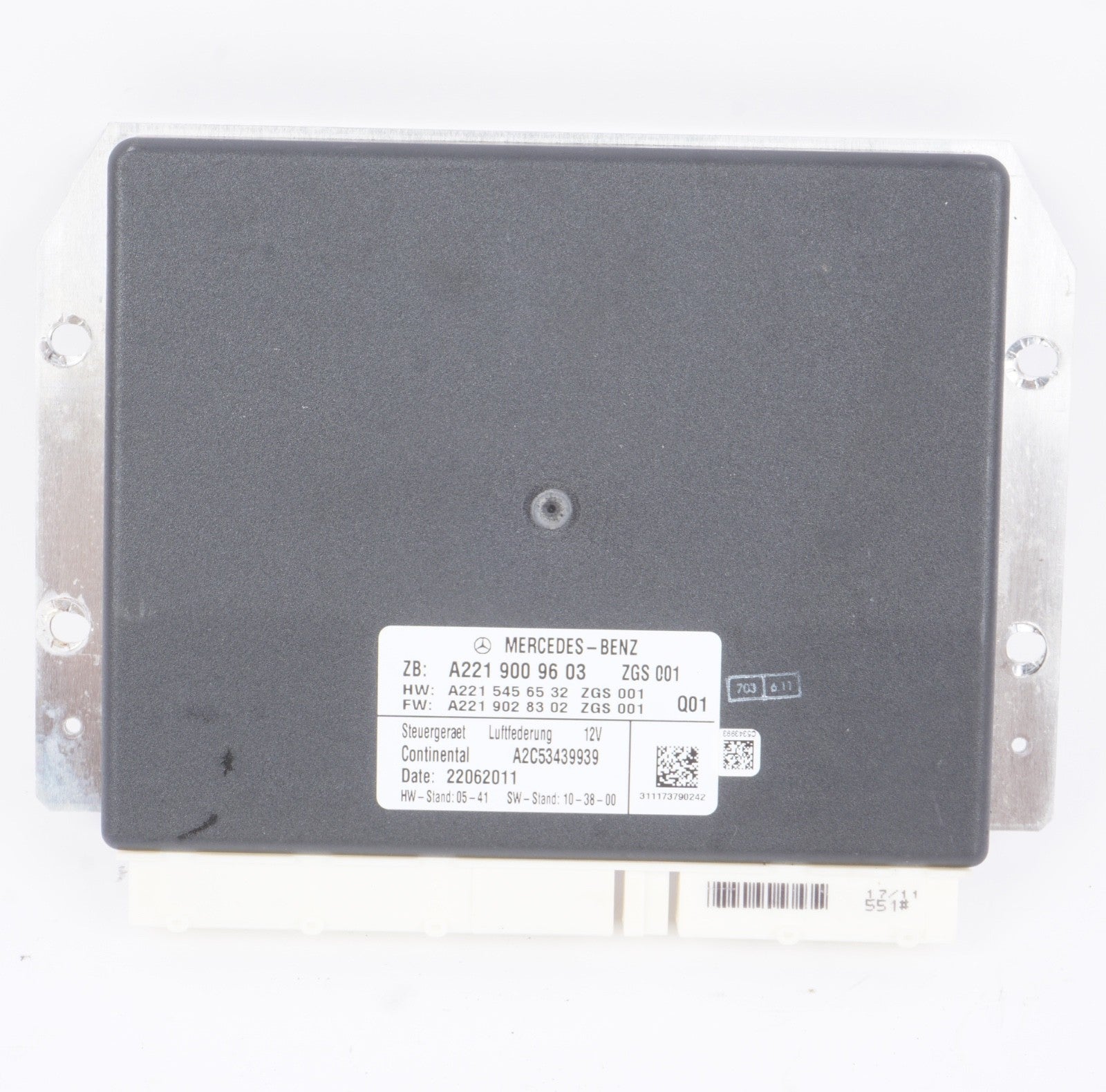 2007 - 2014 Mercedes W221 S400 S550 Airmatic Air Suspension Control Module OEM